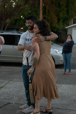 Gender Reveal Party, Mom and Dad Celebrating, It's a Boy!