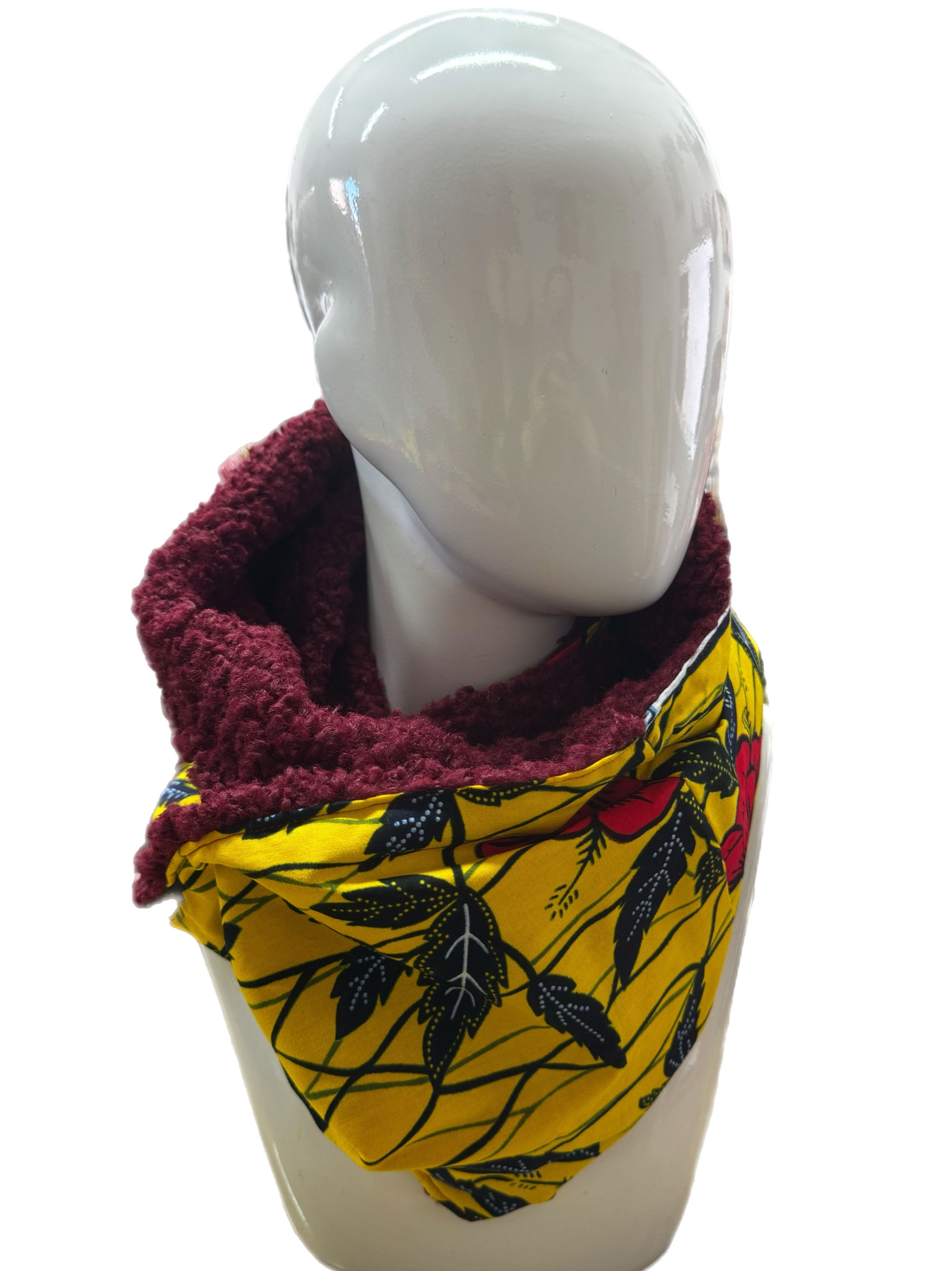 Sciarpe in Wax & Lana Boucle 