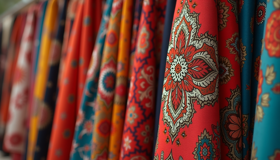 Il fascino dei tessuti del mercato senegalese