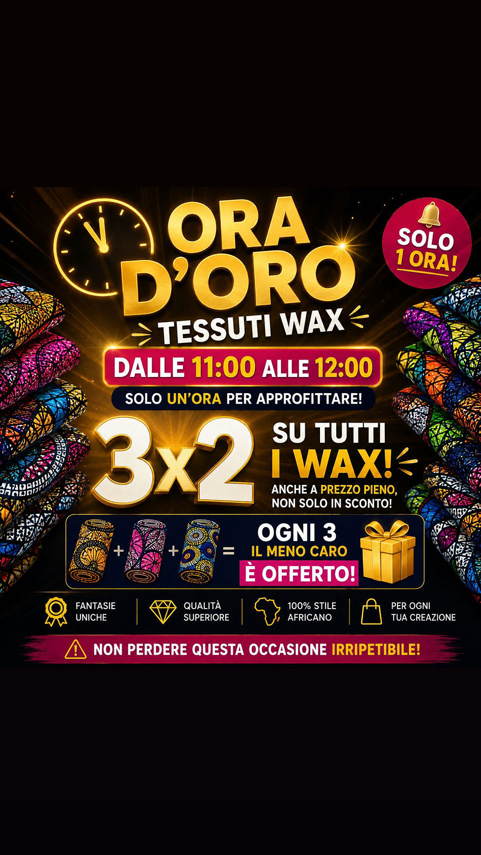 ⏰✨ ORA D'ORO TESSUTI WAX ✨⏰