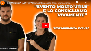 [TESTIMONIANZA EVENTO]: “Abbiamo Ottenuto delle Ottime Informazioni da questo Evento”