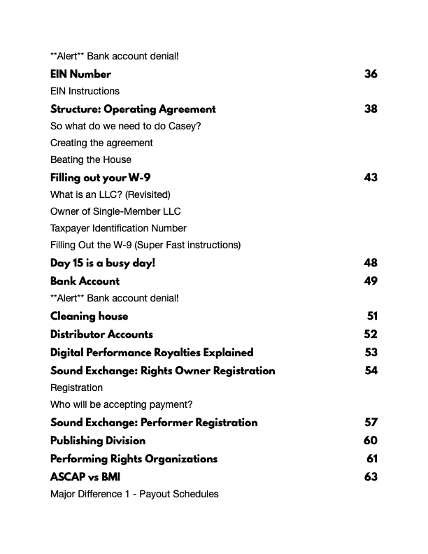 Thumbnail: The 60 Day Record Label Executive Edition (TOC 2)