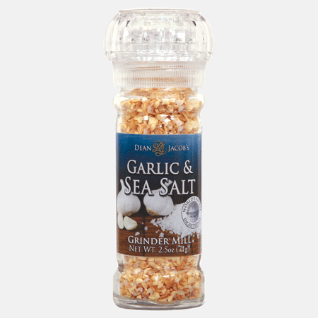 9542 Garlic Sea Salt Glass Grinder Mill