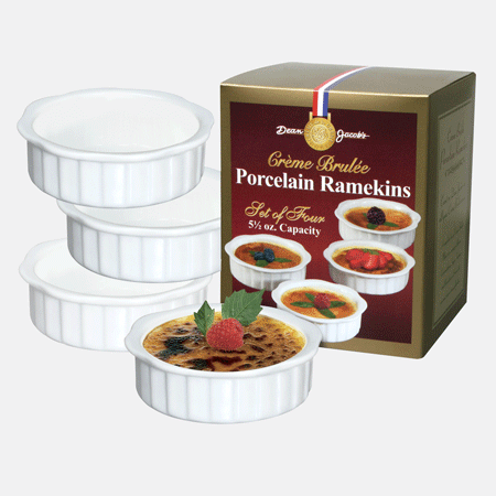 4525 Crème Brulée porcelain Ramekins Set | dean-jacobs-xcell