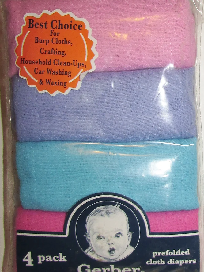 Gerber Pre Fold Cloth Diapers Classic Baby Closet