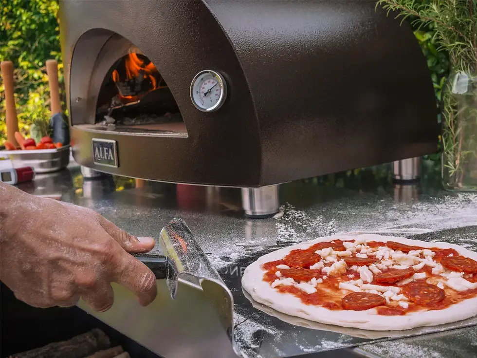 Thumbnail: Alfa Nano Pizza Oven, Wood, Copper (FXMD-S-LRAM)