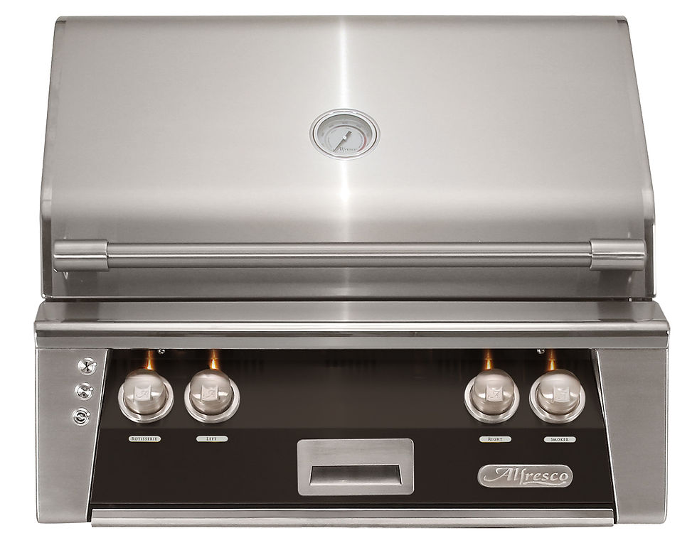 Thumbnail: ALXE-30SZ - Alfresco 30" Built In Grill w/ SearZone & Hidden Rotis.