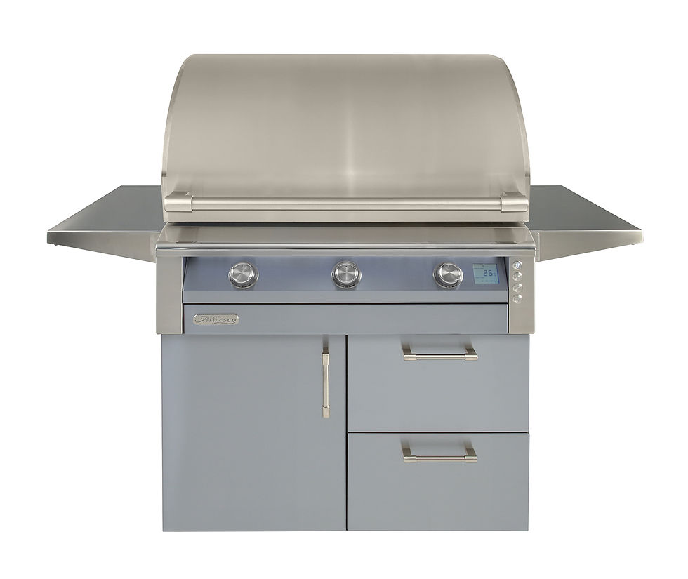 Thumbnail: AIPG-36C - Alfresco 36"Deluxe Cart Grill Intelligent Grill