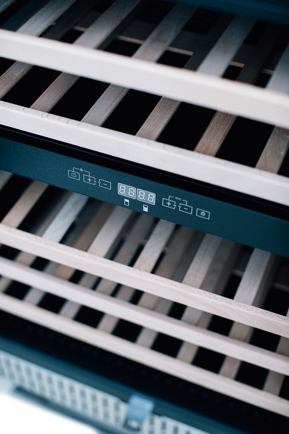Thumbnail: AMD-RFR-24WD TrueFlame 24" UL Rated Dual Zone Wine Cooler