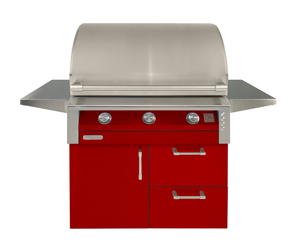 Thumbnail: AIPG-36C - Alfresco 36"Deluxe Cart Grill Intelligent Grill
