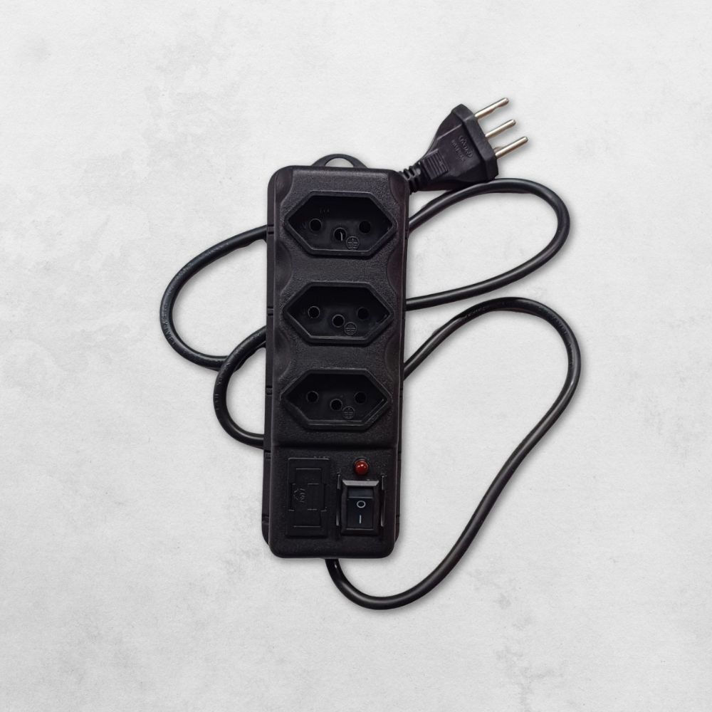 Filtro de linha 3 tomadas bivolt