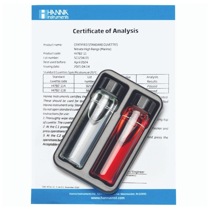 HI-782-11 MARINE HIGH RANGE NITRATE STANDARDS
