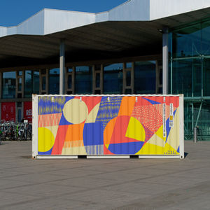 WHAM office - Yves Gallard - NAFT kunstcontainer - Sint-Niklaas