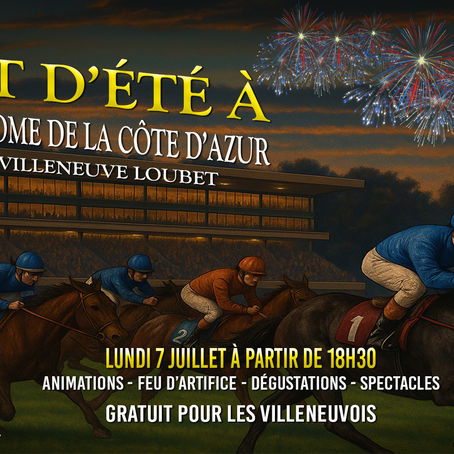 🐎 NUIT D’ÉTÉ À L’HIPPODROME - LUNDI 7 JUILLET À PARTIR DE 18H30 🐎