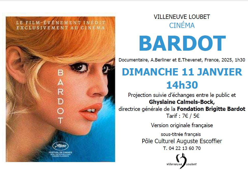 🎬 CINÉMA – DOCUMENTAIRE BRIGITTE BARDOT 🎬
