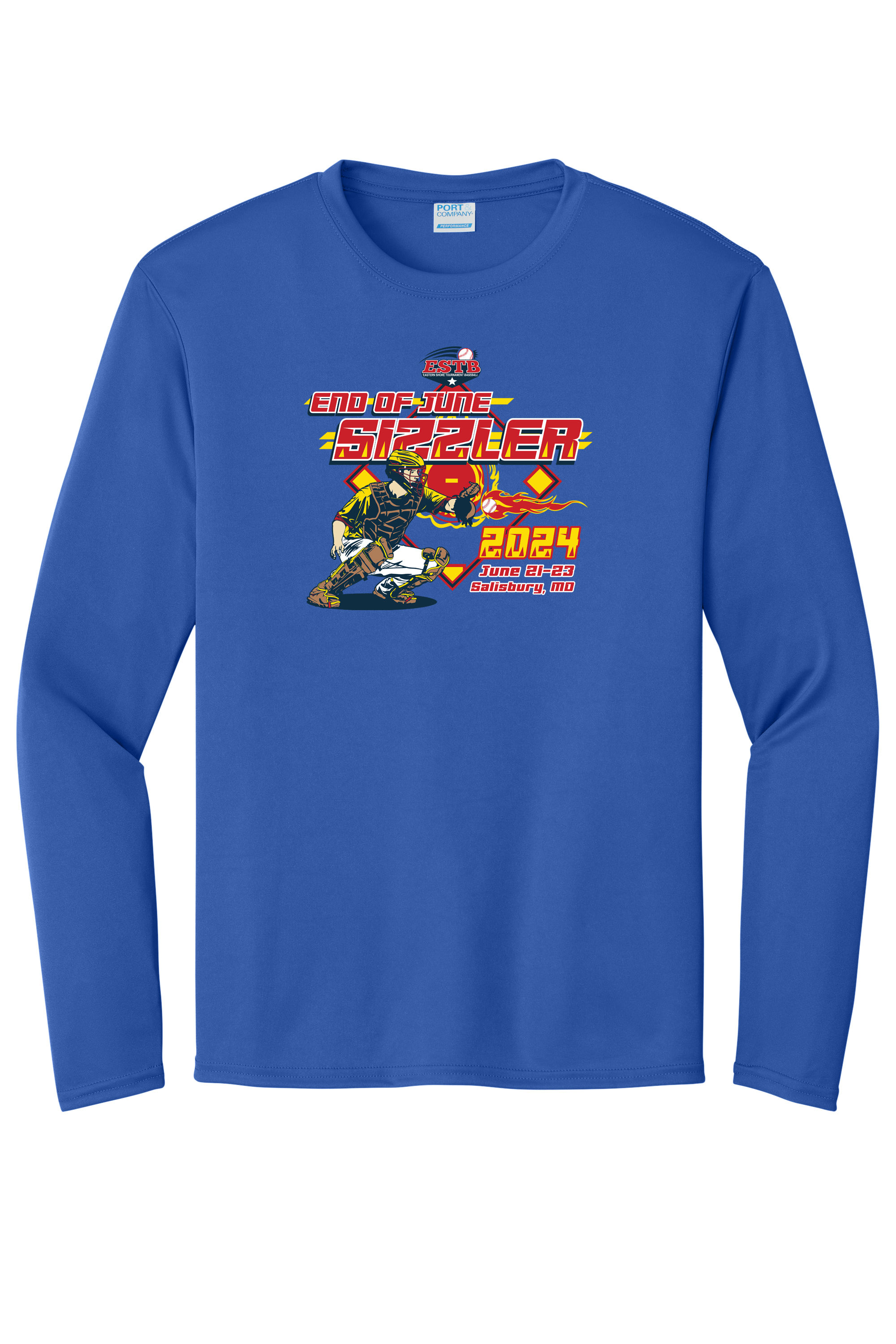 ESTB End of June Sizzler Tournament Drifit or Cotton Long Sleeve T-shirt