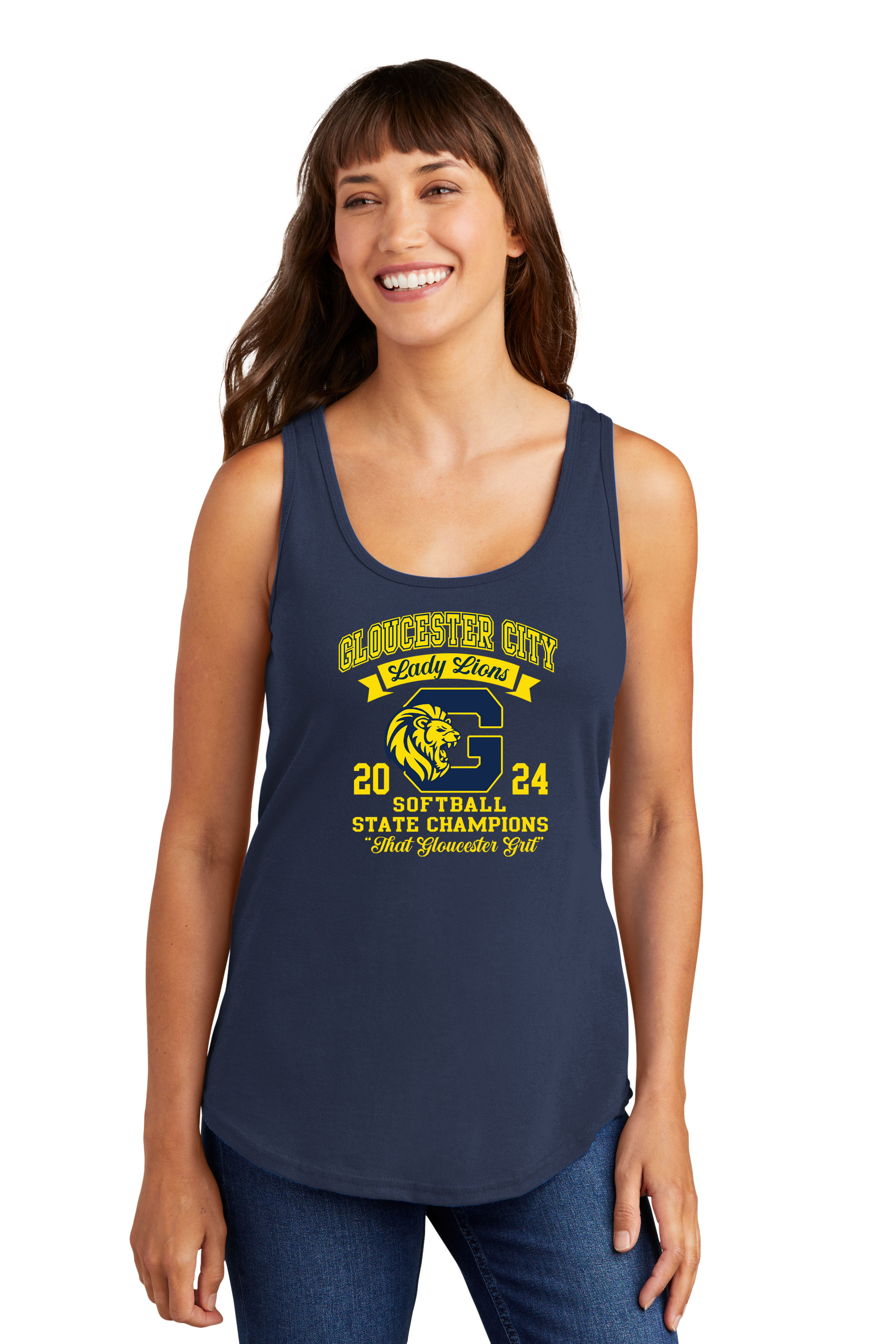 Gloucester Lady Lions Port & Company® Ladies Core Cotton Tank Top