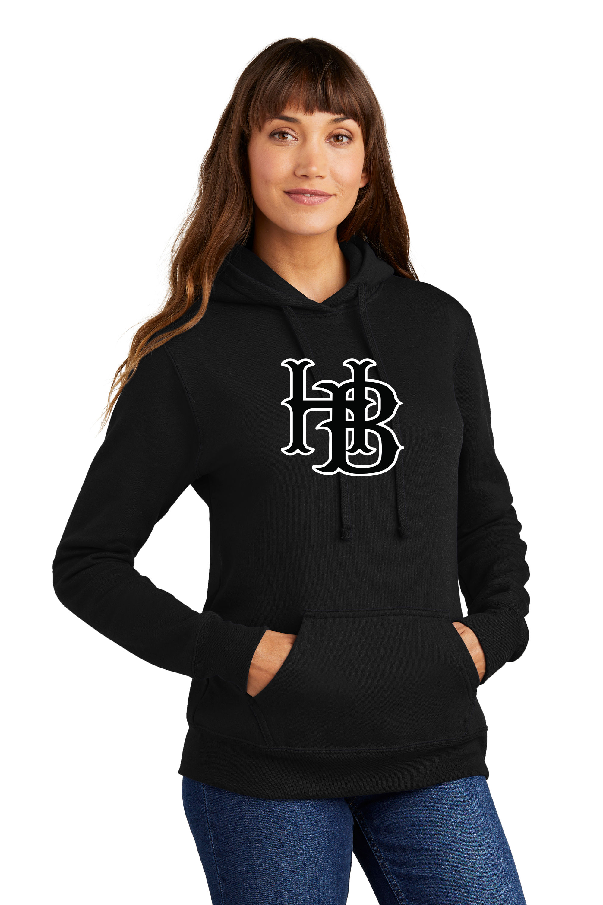 Stafford Hitmen HB Logo Port &amp; Company ® Ladies Core Fleece Pullover Hooded