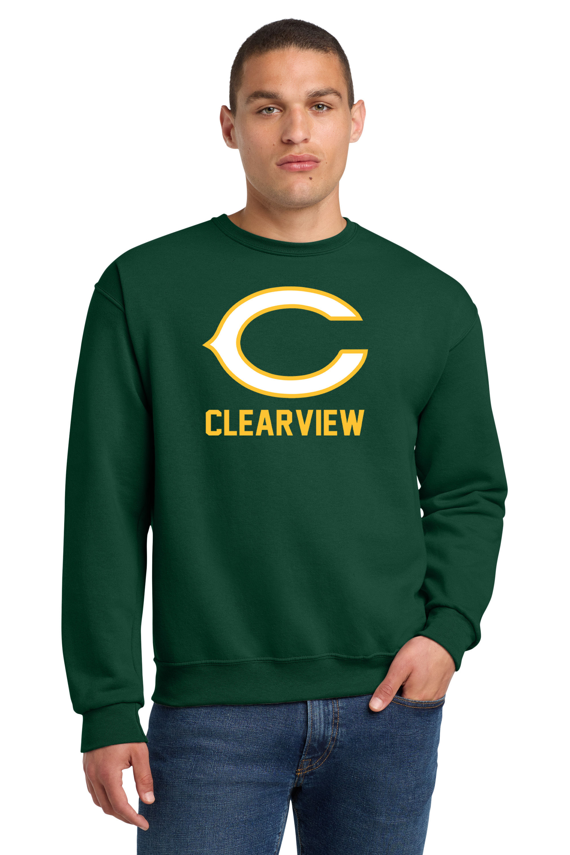 Clearview Jerzees Crewneck Sweatshirt