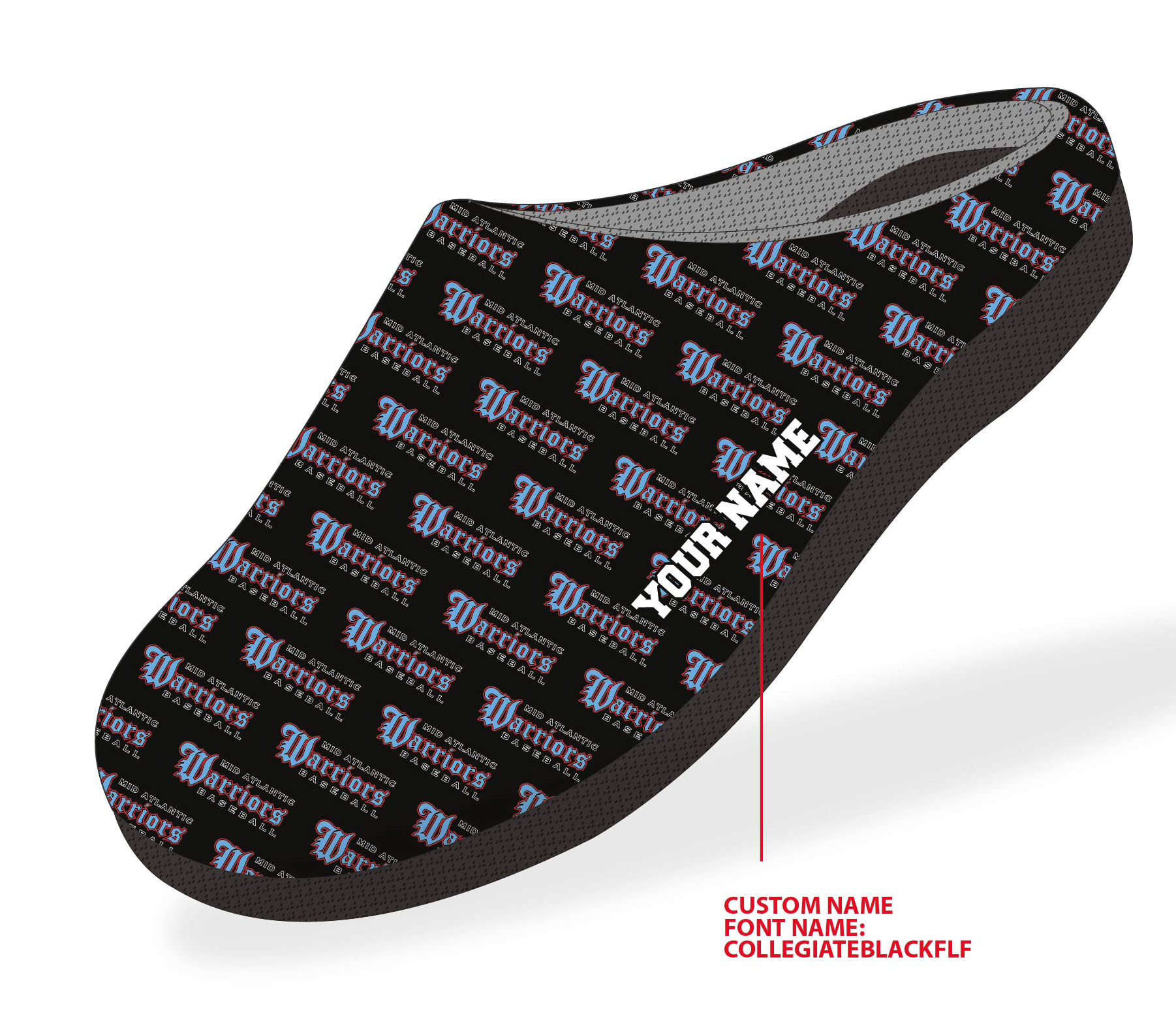 Warriors Baseball Cozy Slipper