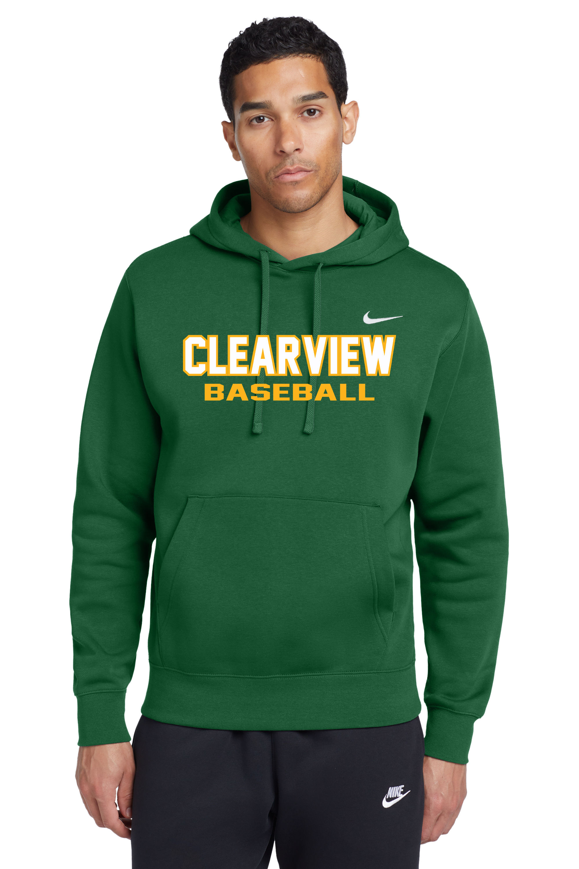 Clearview Baseball Nike Club Fleece Pullover Hoodie