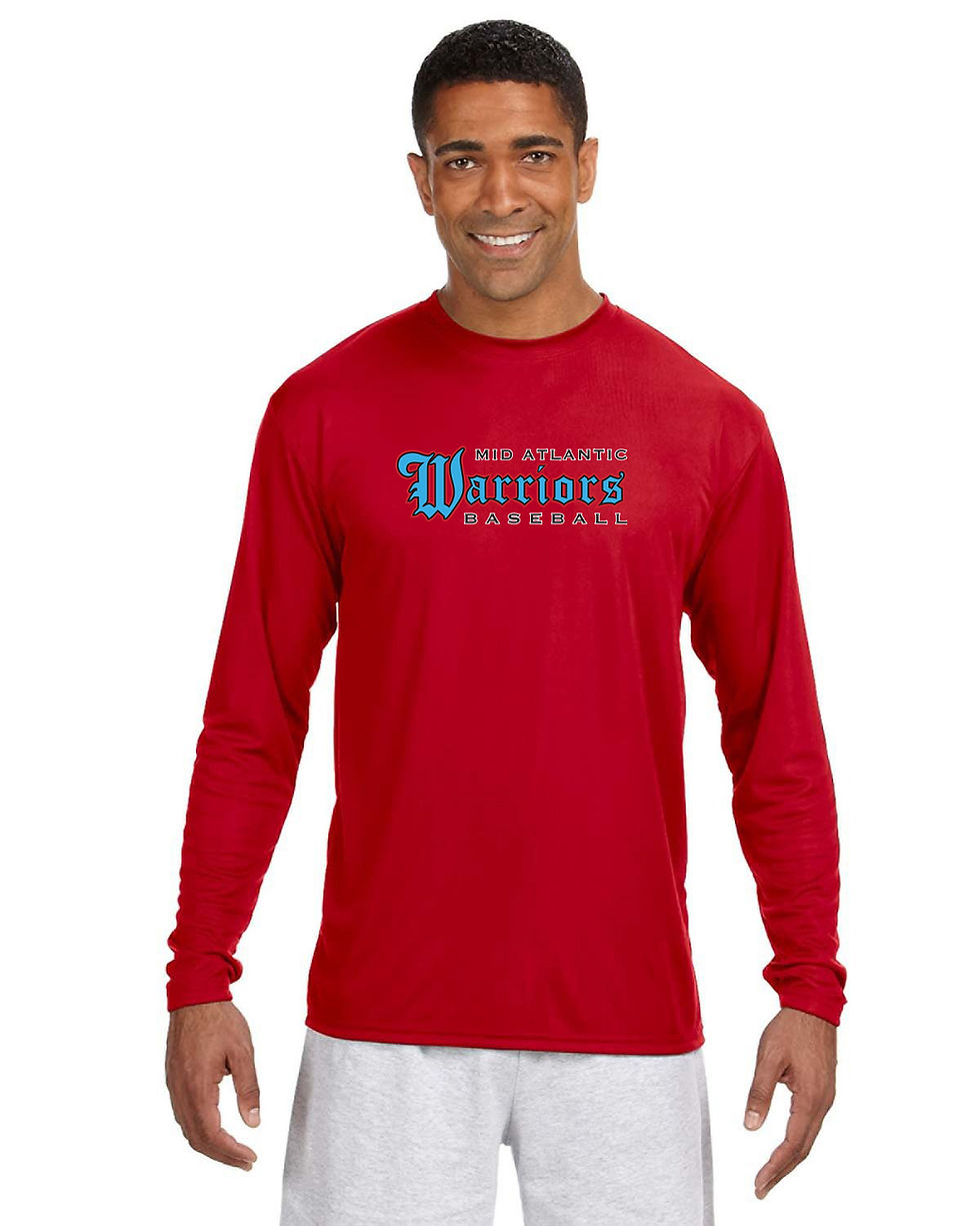 Thumbnail: Warriors Baseball A4 Men's Cooling Performance Long Sleeve T-Shirt