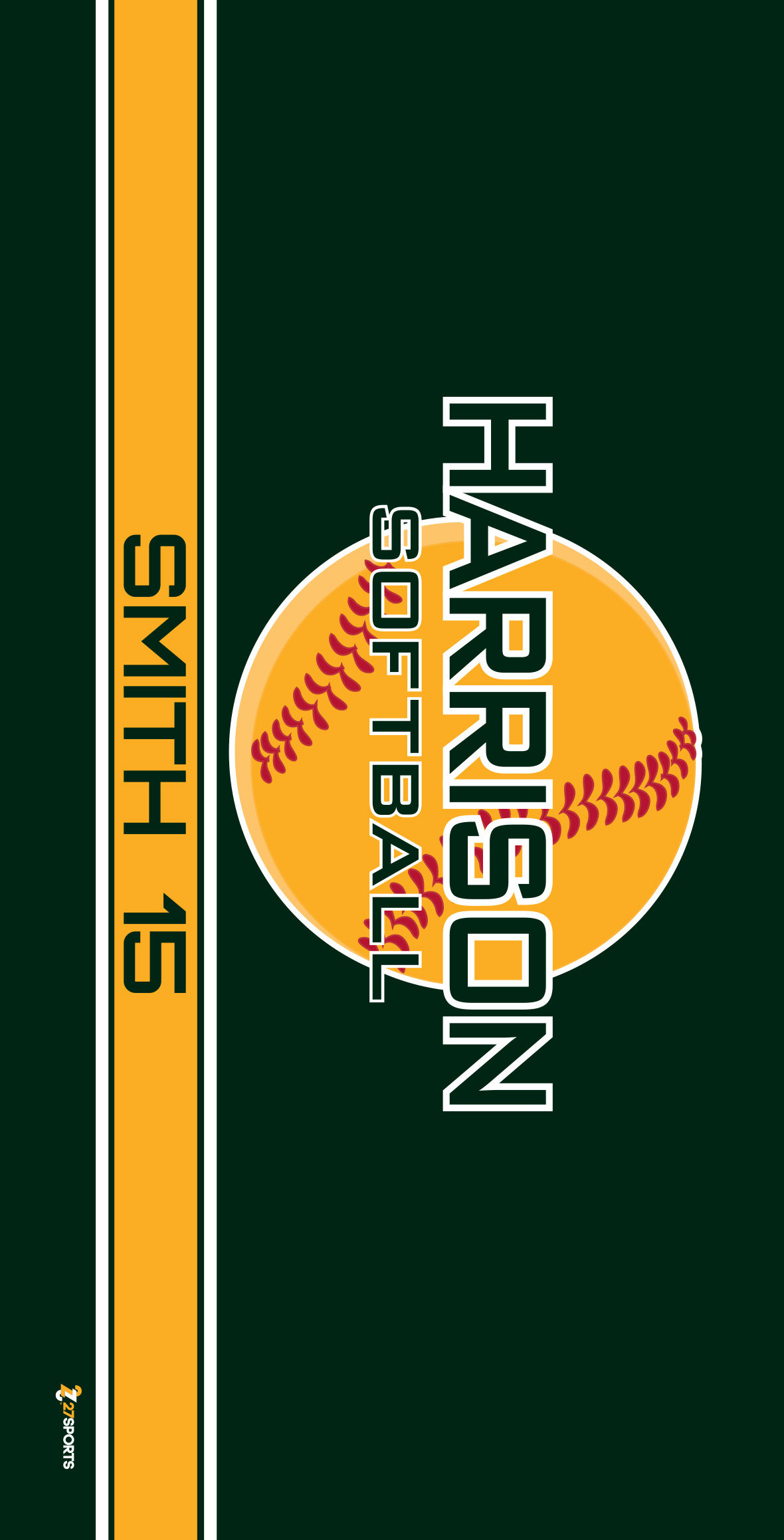 Harrison Softball Swim Towel