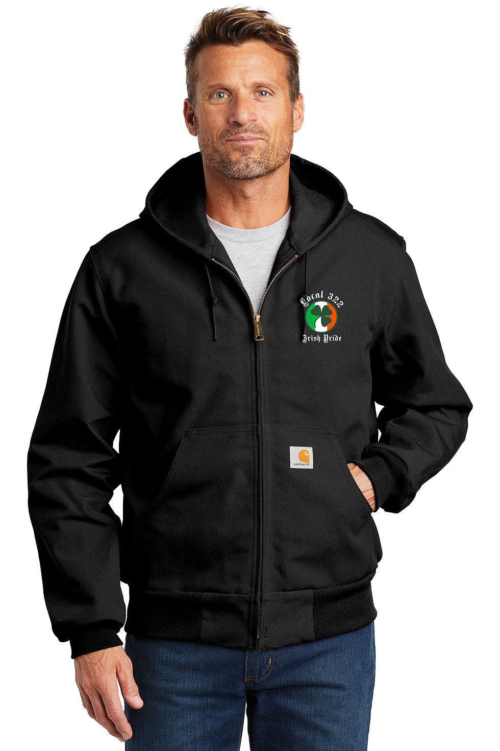 Thumbnail: Local 322 Carhartt ® Thermal-Lined Duck Active Jac