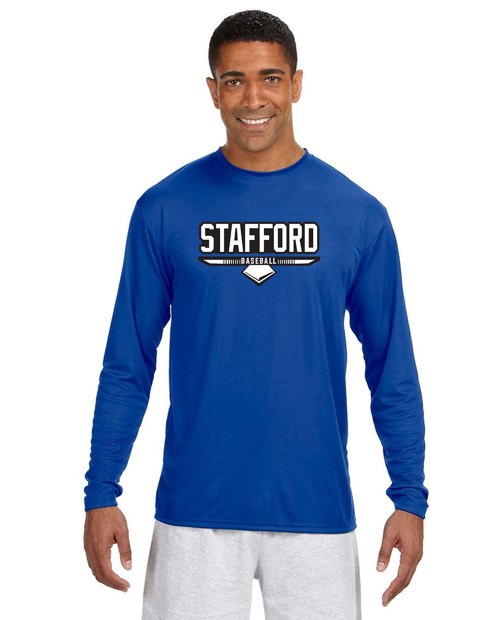 Thumbnail: Stafford Little League  Drifit or Cotton Long Sleeve T-shirt