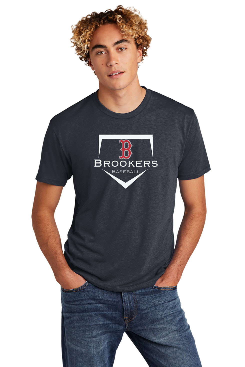 Thumbnail: Brooklawn Next Level Apparel® Unisex Tri-Blend Tee