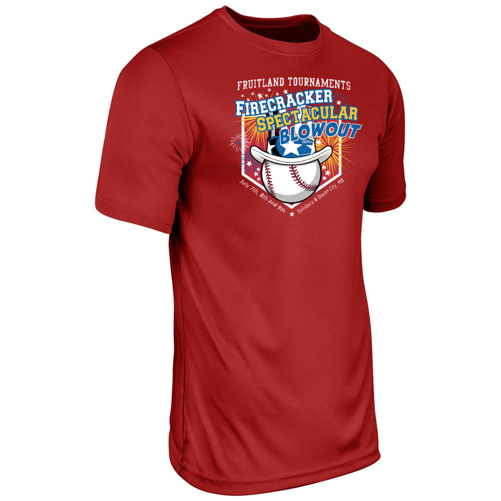 Fruitland Firecracker Spectacular Blowout Tournament Drifit T-shirt
