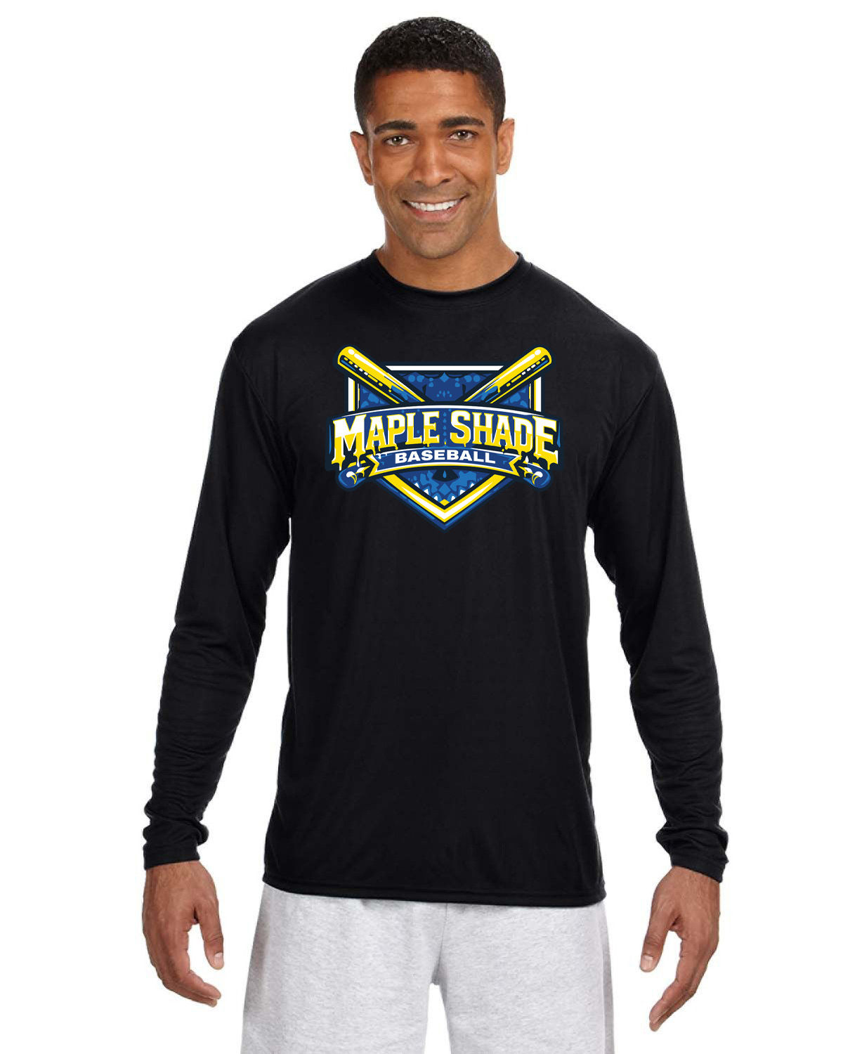 Maple Shade Baseball Long Sleeve T-Shirt