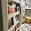 Thumbnail: Quadruple scalloped wall mounted Montessori book shelf