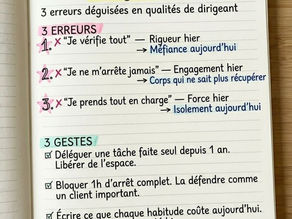 Ce qui vous a amené au sommet est en train de vous y enterrer.