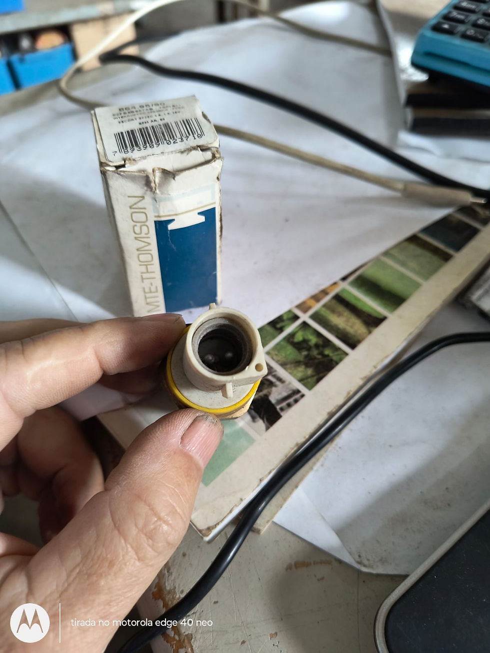 Thumbnail: Interruptor térmico ( cebolão radiador) MTE 864.95/90 Escort Zetec sem ar condic