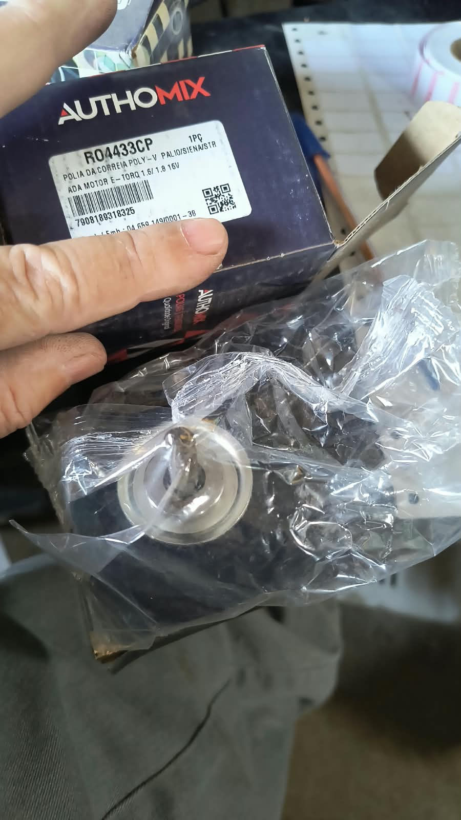 Polia correia alternador RO4433CP