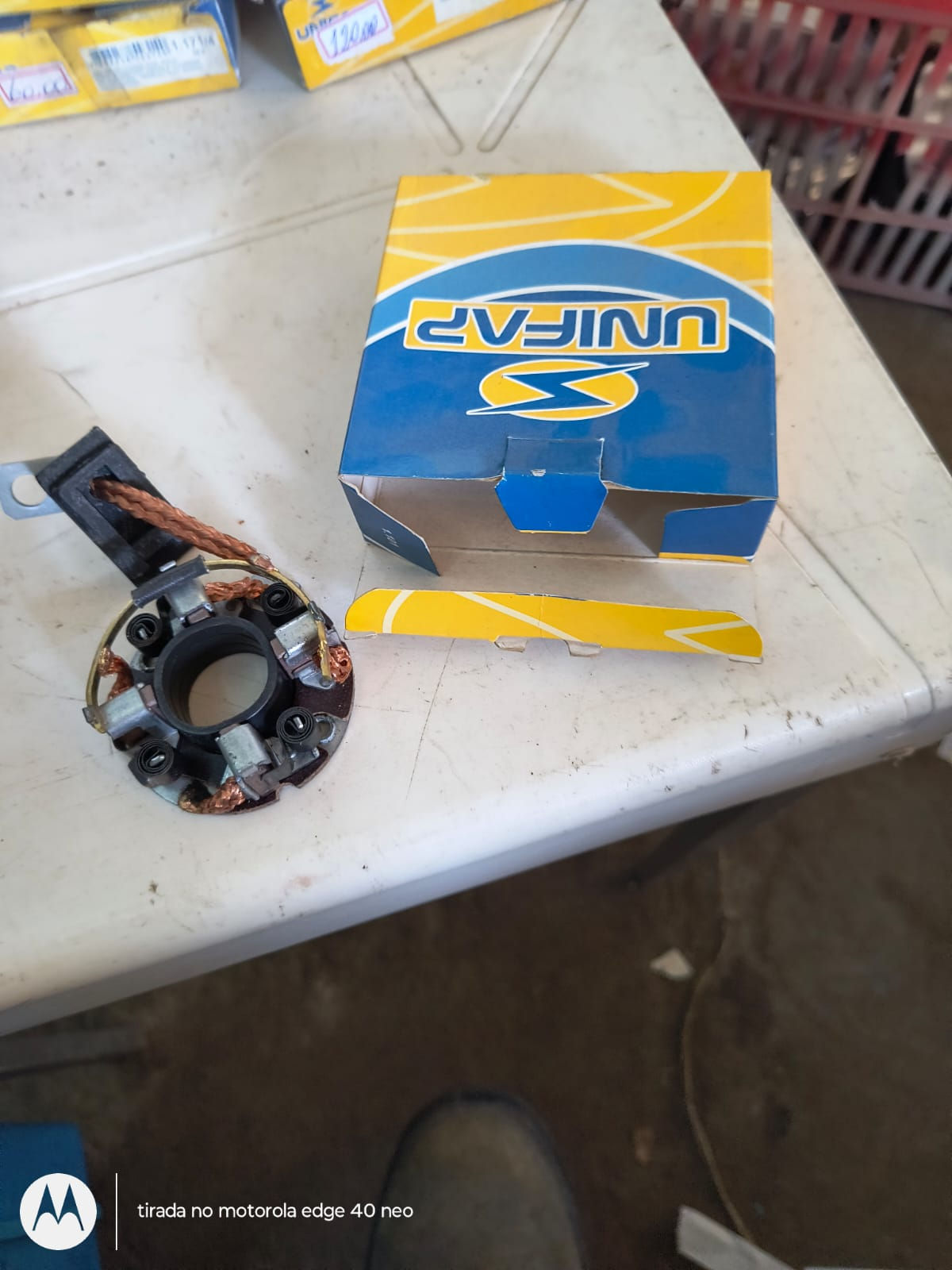 Porta escova 1.149/4 GM,Fiat, arranque Delco Remy 