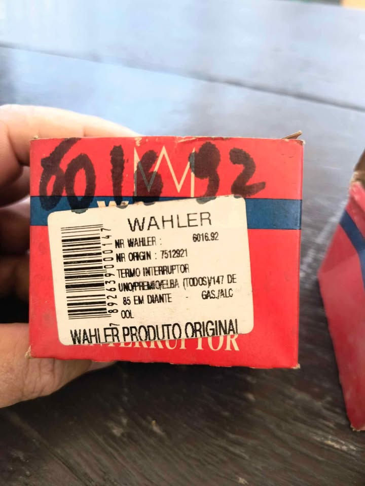 Miniatura: Termo interruptor wahler 6016 92 uno premio Elba Fiat 147 gasolina e álcool