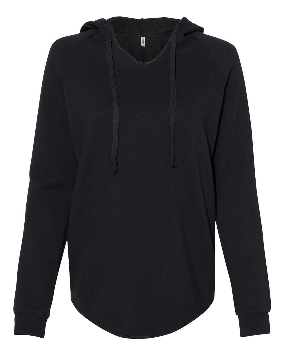 Miniature : Independent Trading Co. - Molleton à capuchon délavé pour femmes - PRM2500