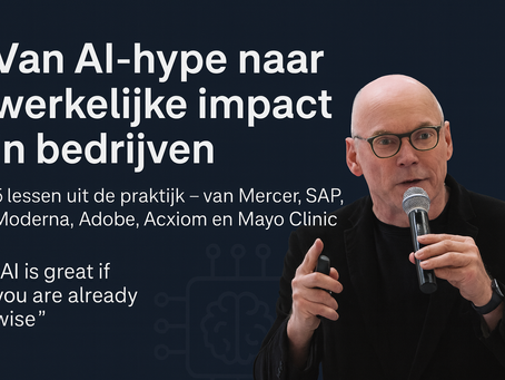 Vijf lessen vanuit de praktijk: organisaties die AI proberen te implementeren en de obstakels die ze daarbij tegenkomen.