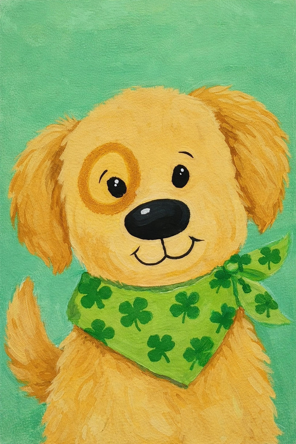 Lucky puppy Paint & Play!   