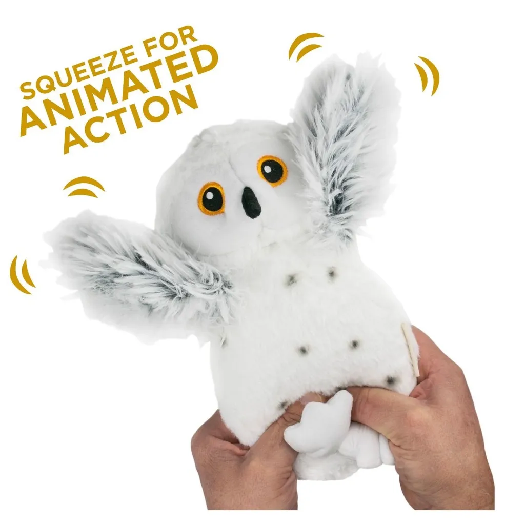 Tall Tails Animated Snow Owl Dog Toy