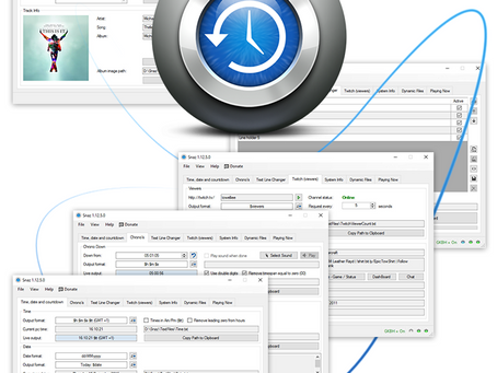 Add clocks and timers to OBS Studio using Snaz