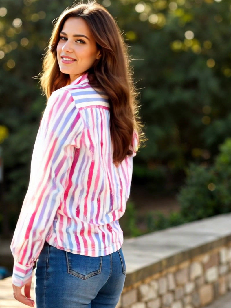 Thumbnail: Multicolor Stripe Top