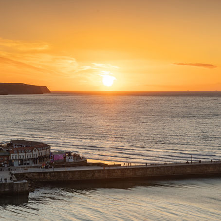 Sunset Photography Tuition on the North Yorkshire Coast