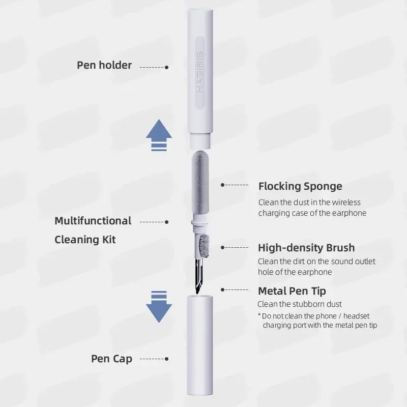 Thumbnail: Hagibis Cleaner Kit for Airpods Pro 1 2 Earbuds Cleaning Pen Brush