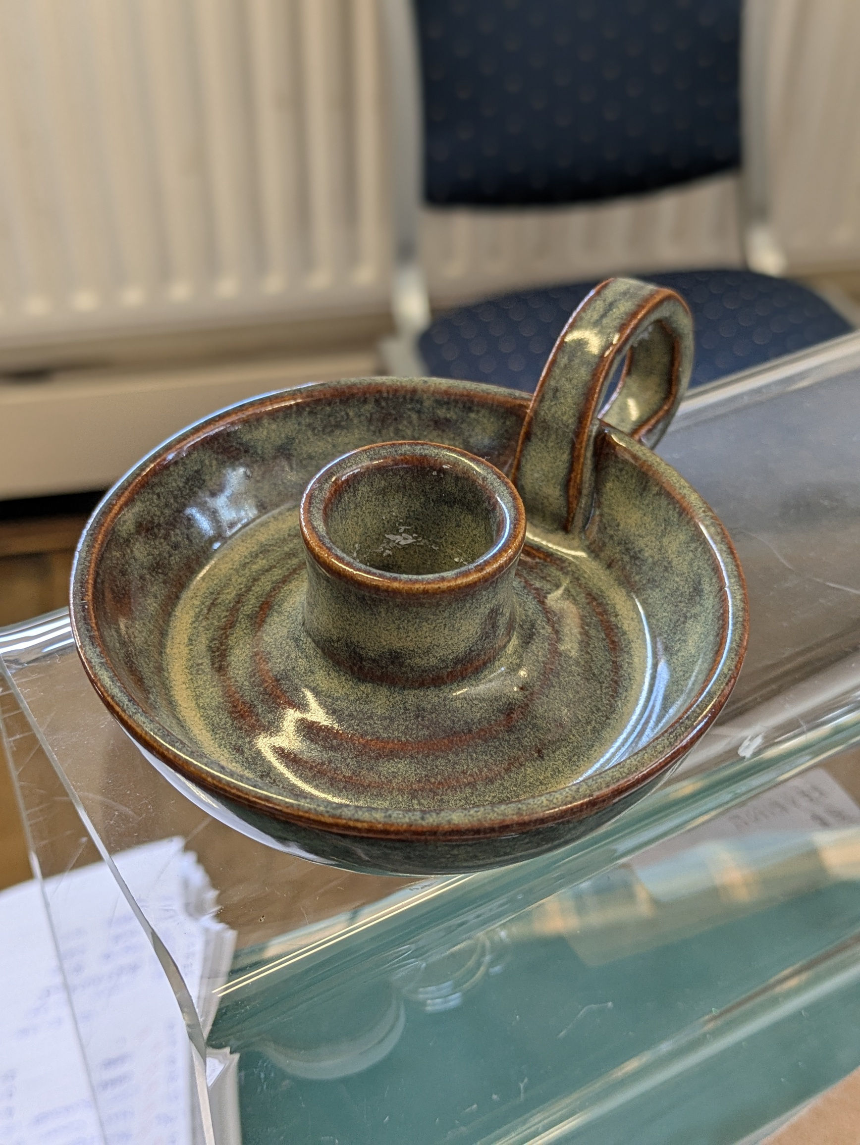 Victorian style candlestick holder