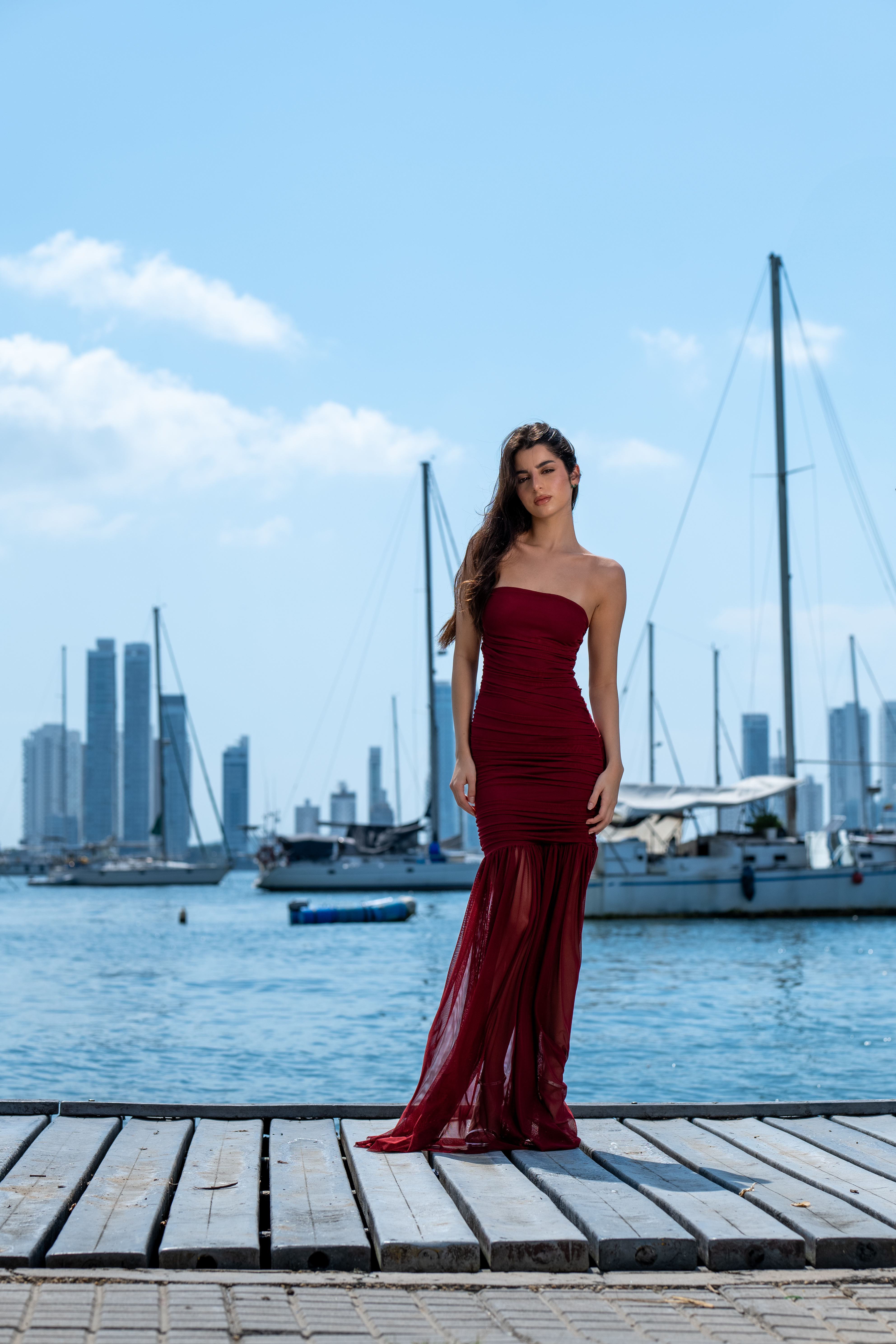 Anore Merlot Maxi Dress