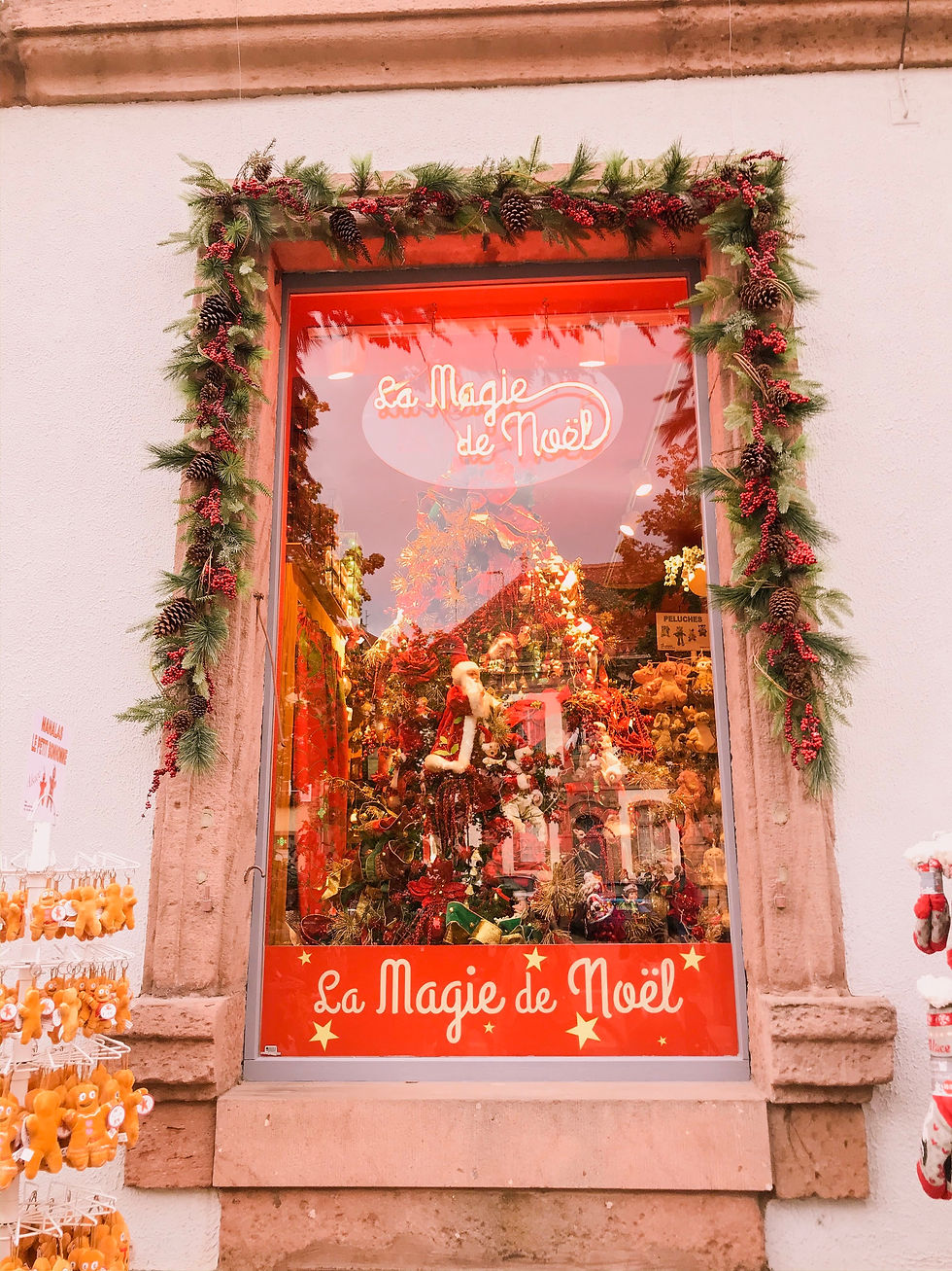 A look into a Christmas store in Colmar, the Alsace region of France