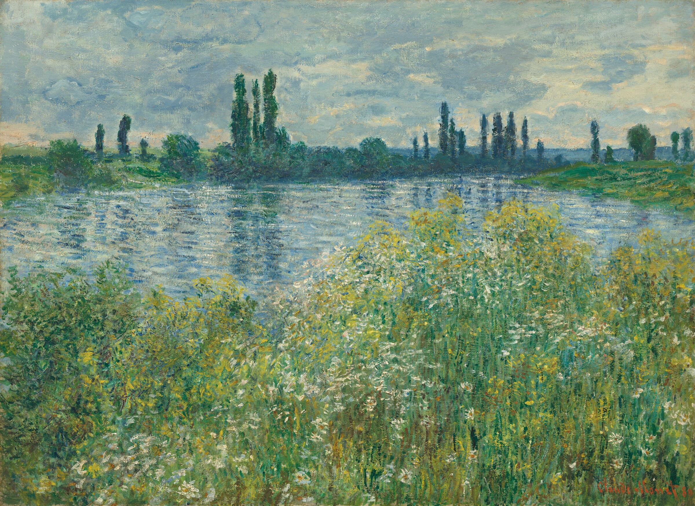 Banks of the Seine, Vétheuil — Claude Monet